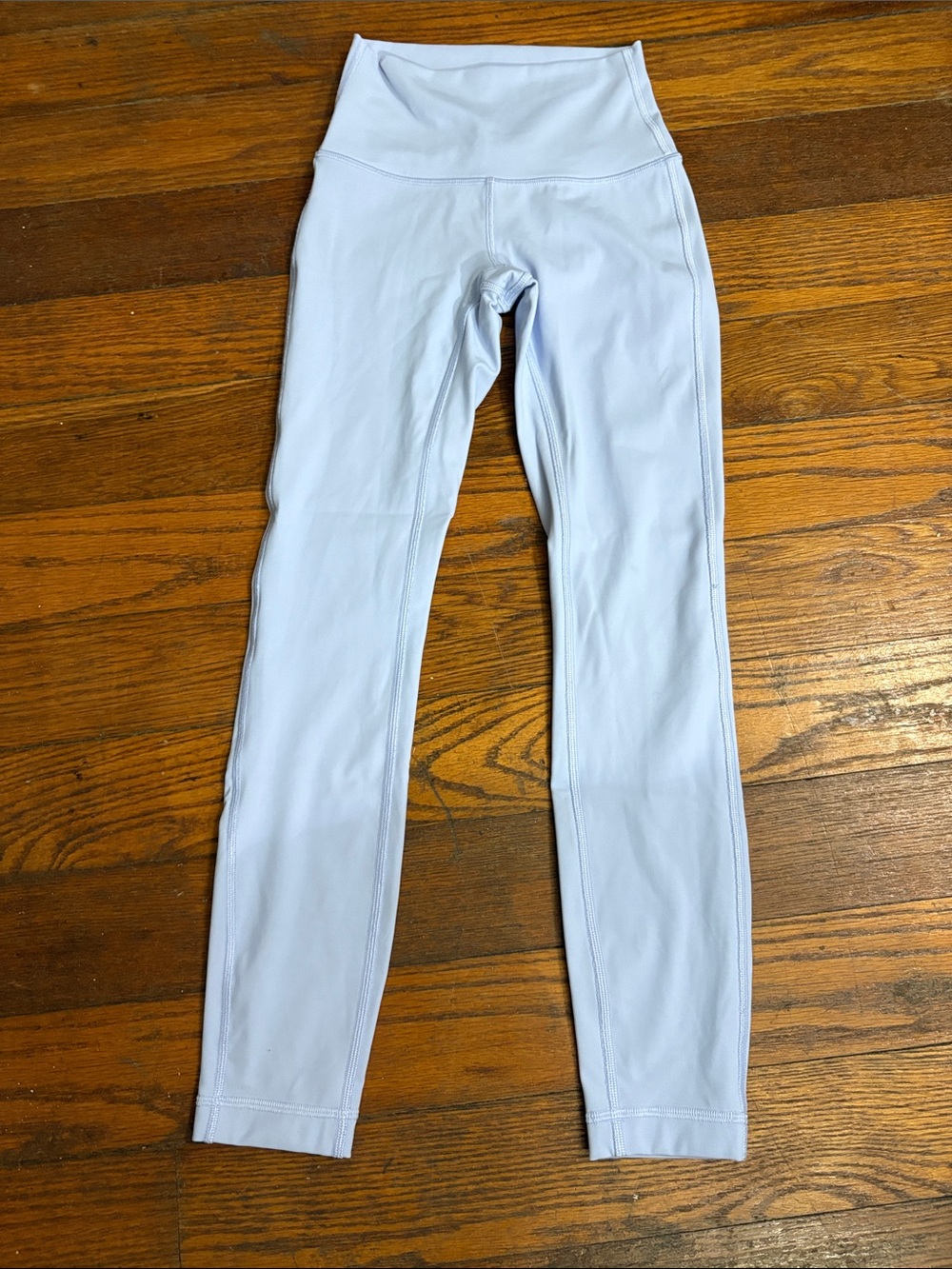 Lululemon Align High-Rise Leggings in a light ice/pastel blue shade Women’s 0